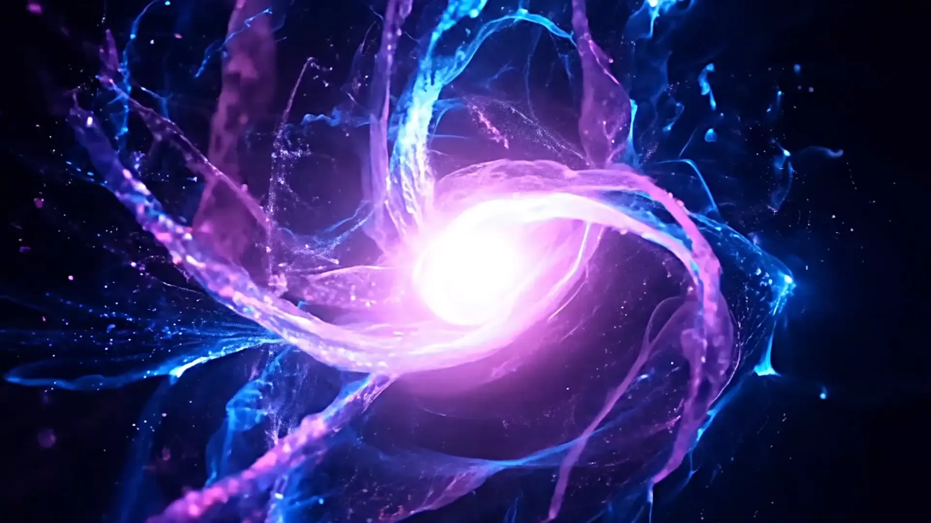 Nebula Energy Burst Overlay for Sci-Fi Logo Animation